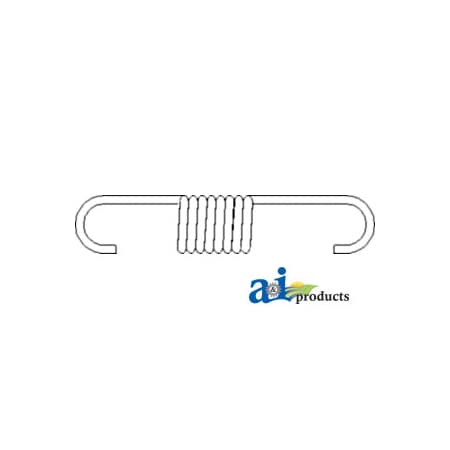 A & I Products Spring, Hand Throttle Return 0.5" x0.5" x0.5" A-1695472M1